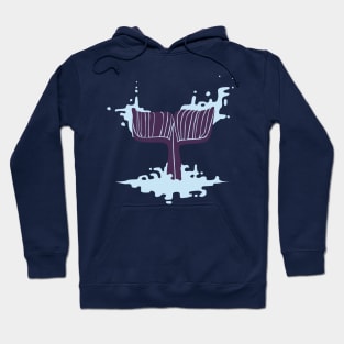 Whale Tail Splash Hoodie